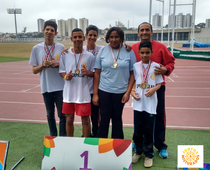 Atletismo: projeto JUNTOS&MISTURADOS se classifica com 12 medalhas Ouro e 1 Prata na seletiva estadual para as Paralimpíadas Escolares 2018